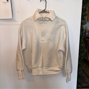 5/$25 White Sherpa Sweater